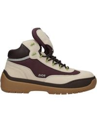 Dior - Stivaletti Hiking Uomo Camoscio/Marrone - Lyst