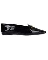 Saint Laurent - Chris Patent Slipper - Lyst