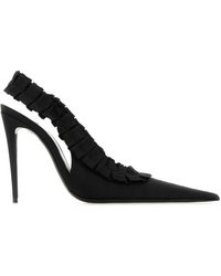 Saint Laurent - Taffeta Madeleine Pumps - Lyst