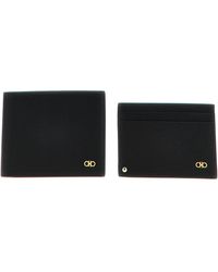 Ferragamo - 'Gancio' Wallet + Kartenhalterset Set - Lyst