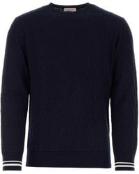 Valentino - Dark Cotton Sweater - Lyst