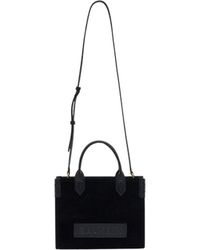 Balmain - B Leger Kleine Shopper Bag Leather Black - Lyst