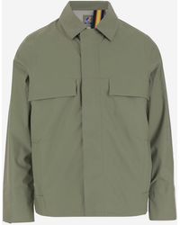K-Way - Giacca Di Cotone Antivento K Way - Lyst
