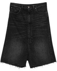 Maison Margiela - Pantaloncini Di Jeans Con Orlo Sfrangiato - Lyst