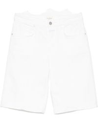 Closed - Cotton Bermuda Shorts - Lyst