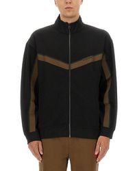 HUGO - Sweat-shirt avec logo et fermeture éclair - Lyst