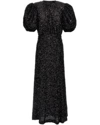 ROTATE BIRGER CHRISTENSEN - Ruota Abito Midi Con Paillettes Birger Christensen - Lyst