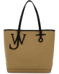 JW Anderson - Beige Canvas Small Anchor Bucket Bag - Lyst