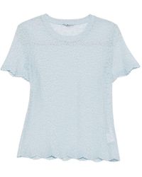 Ermanno Scervino - Embroidered T-Shirt - Lyst