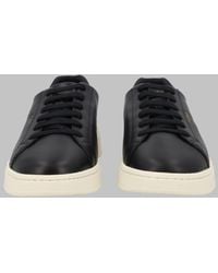 HUGO - Leather Low-Top Sneakers - Lyst