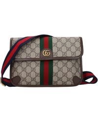 Gucci - Umhängetaschen Ophidia Mann Stoff Beige/Ebano - Lyst