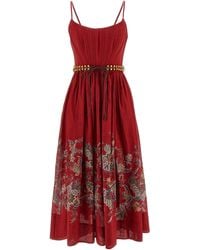 Zimmermann - Rhiannon Corset Midi Dress - Lyst