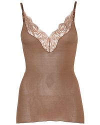 Saint Laurent - Sleeveless Tops - Lyst
