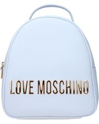 Love Moschino - Backpacks And Pouches Eco Friendly Polyurethane Sky - Lyst