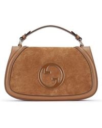 Gucci - Handbag G.Blondie Suede Dafne - Lyst