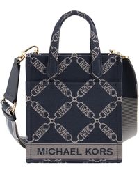 Michael Kors - Empire Jacquard Logo Shopper Bag Xs - Lyst