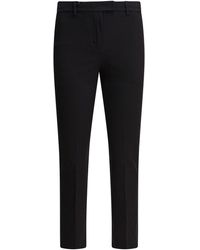 Max Mara - Stretch Cotton Blend Pants - Lyst
