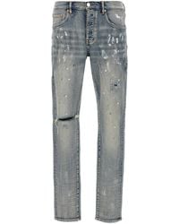 Purple - Lila schlanke Fit Jeans - Lyst