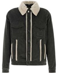 Fendi - Textured Jacket - Lyst