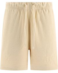 Burberry - Katoenen Handdoek Shorts - Lyst