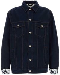 Burberry - Logo-Patch Cotton Denim Jacket - Lyst