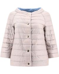 Herno - Tandned Reversible Down Jacket - Lyst