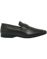 Versace Loafer Zapatos de cuero marrón - Negro