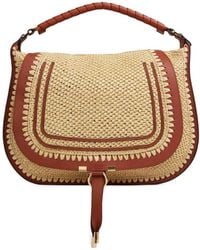 Chloé - Marcie Medium Rafia Tote Bag - Lyst