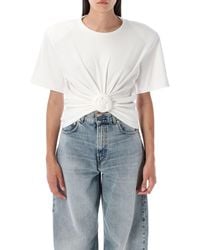 Magda Butrym - T-shirts En Polo's Wit - Lyst