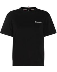 Moncler - Logo Cotton T-Shirt - Lyst