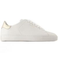 Axel Arigato - Schoon 90 Contrast Sneakers Leer Wit/goud - Lyst