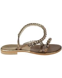 Emanuela Caruso - Jewel Ledersandalen Sandalen - Lyst
