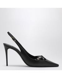 Dolce & Gabbana - Leather Slingback Décolleté Pumps - Lyst
