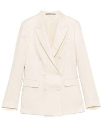 Tagliatore - Linen Double-Breasted Suit - Lyst