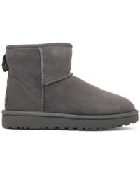 UGG - 'Classic Mini Ii' graue Wildlederstiefel - Lyst
