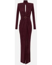 Elisabetta Franchi - Robe de tapis rouge avec rideaux - Lyst