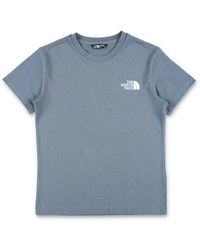 The North Face - T-shirts En Polo's Grijs - Lyst