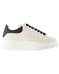 McQueen - Weiße Leder Oversized Sneakers - Lyst