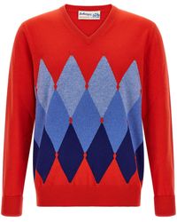 Ballantyne - Argyle Pattern Sweater Sweaters And Cardigans - Lyst