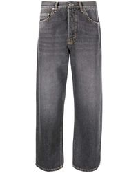 Golden Goose - Ausgeblichene Straight-Leg-Jeans - Lyst