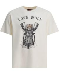 GALLERY DEPT. - Galerijafdeling T-shirt "eenzame Wolf". - Lyst