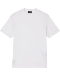 Emporio Armani - Emporio Armani Kapsel Baumwollmischt -T -Shirt - Lyst