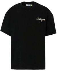 MSGM - T-Shirt With Logo - Lyst