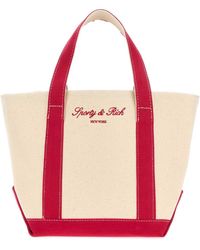 Sporty & Rich - Signature Ny Logo Mini Tote - Lyst