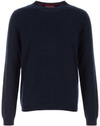 Gucci - Midnight Cashmere Sweater - Lyst