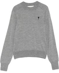 Ami Paris - Sweater Met Ronde Hals - Lyst