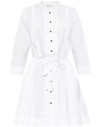Tory Burch - Linnen Mini-Jurk - Lyst