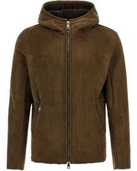 Giorgio Brato - Shearling Kapuzenjacke - Lyst
