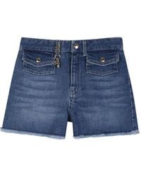 Chloé - Short Jean - Lyst