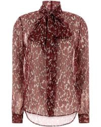 Saint Laurent - Regular Printed Shirt - Lyst